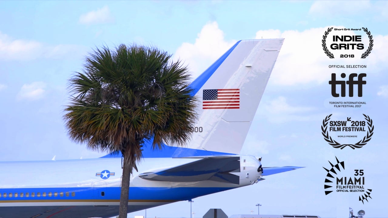Staff Pick Premiere: I 'gram, therefore I am After a famous airplane arrives at Palm Beach International Airport, an ordinary stretch of Florida highway attracts a cluster of onlookers and selfie-takers.