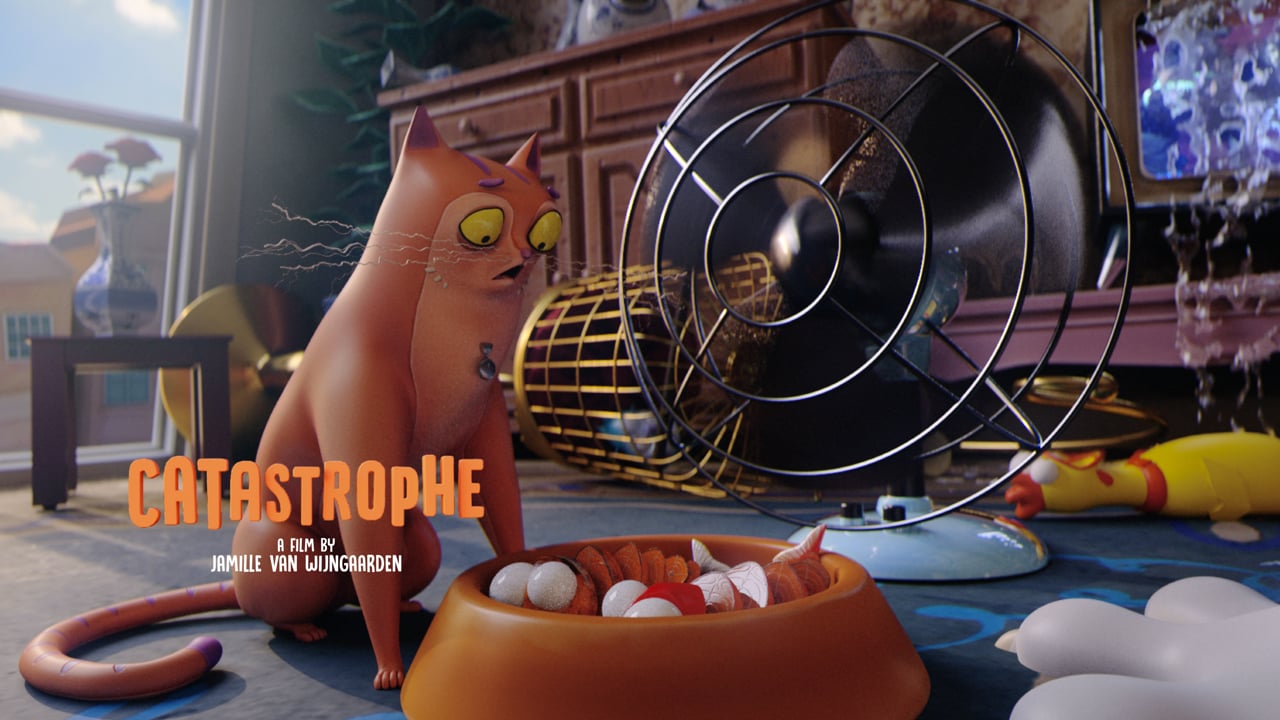 Staff Pick Premiere: "Catastrophe" by Jamille van Wijngaarden It’s a cat-eat-bird world out there, but the feline in "Catastrophe" by Jamille van Wijngaarden just wants to keep his feathered friend alive.