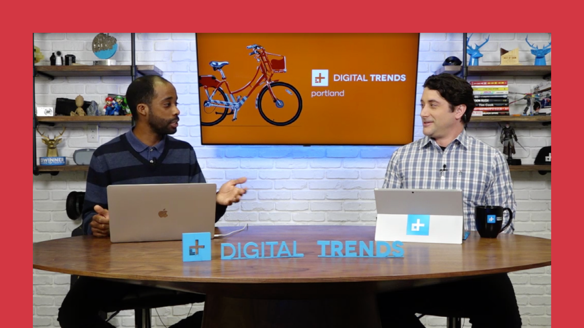 Digital trends team doing an episode of "DT Live" Digital trends team doing an episode of "DT Live"