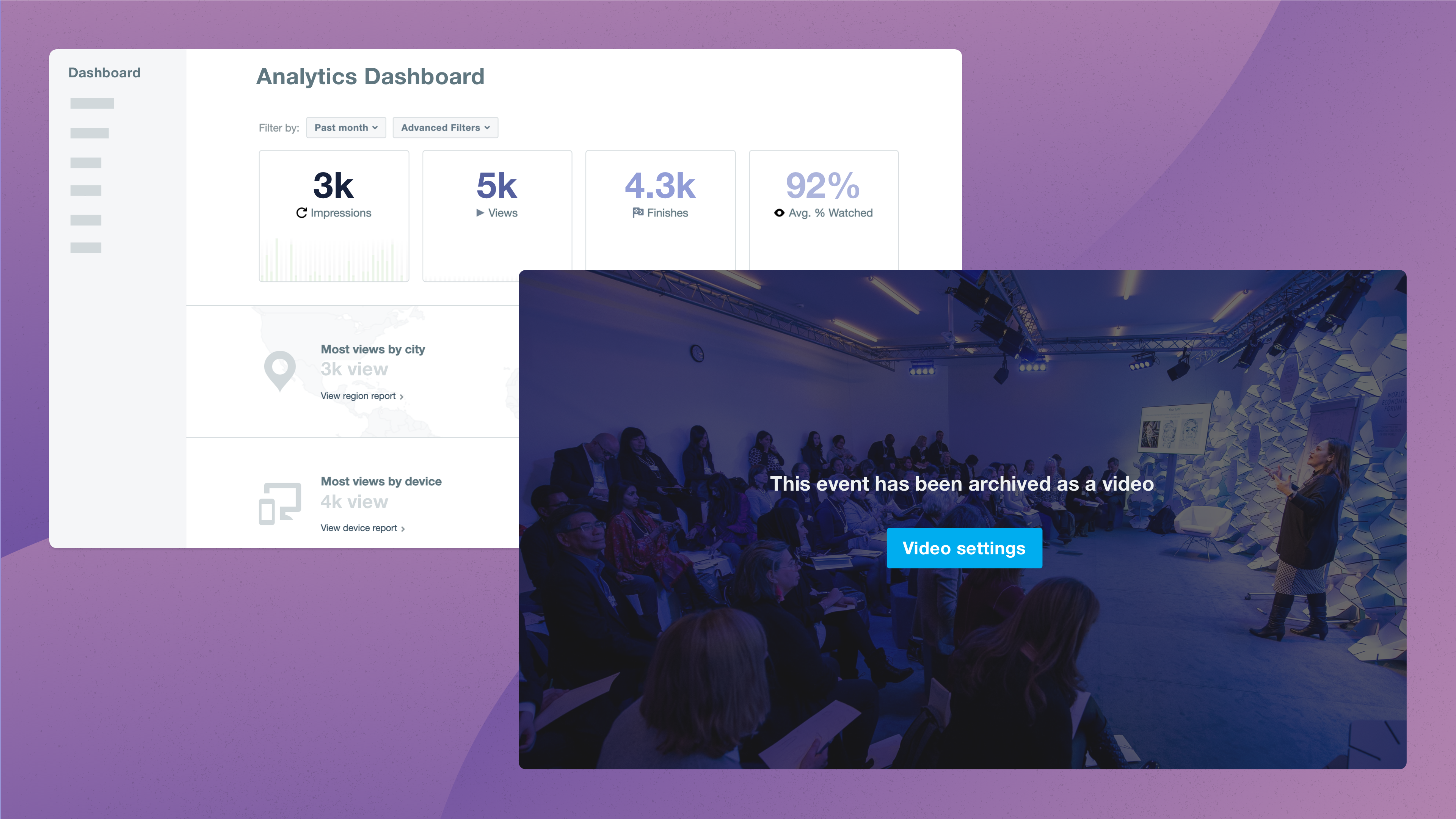 Live streaming tips to monitor analytics of a video