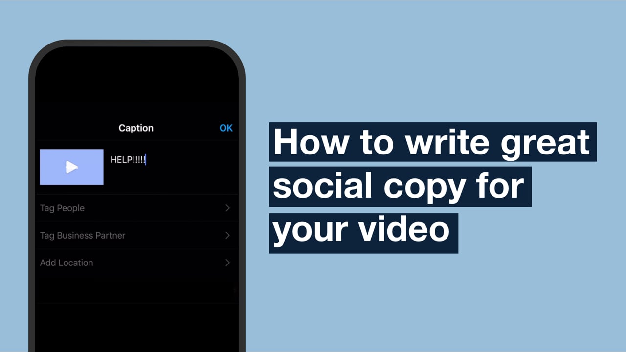 Writing effective social media copy doesn't need to be complicated. Check out our 4 easy tips to maximize social reach and engagement on your next video. Writing effective social media copy doesn't need to be complicated. Check out our 4 easy tips to maximize social reach and engagement on your next video.