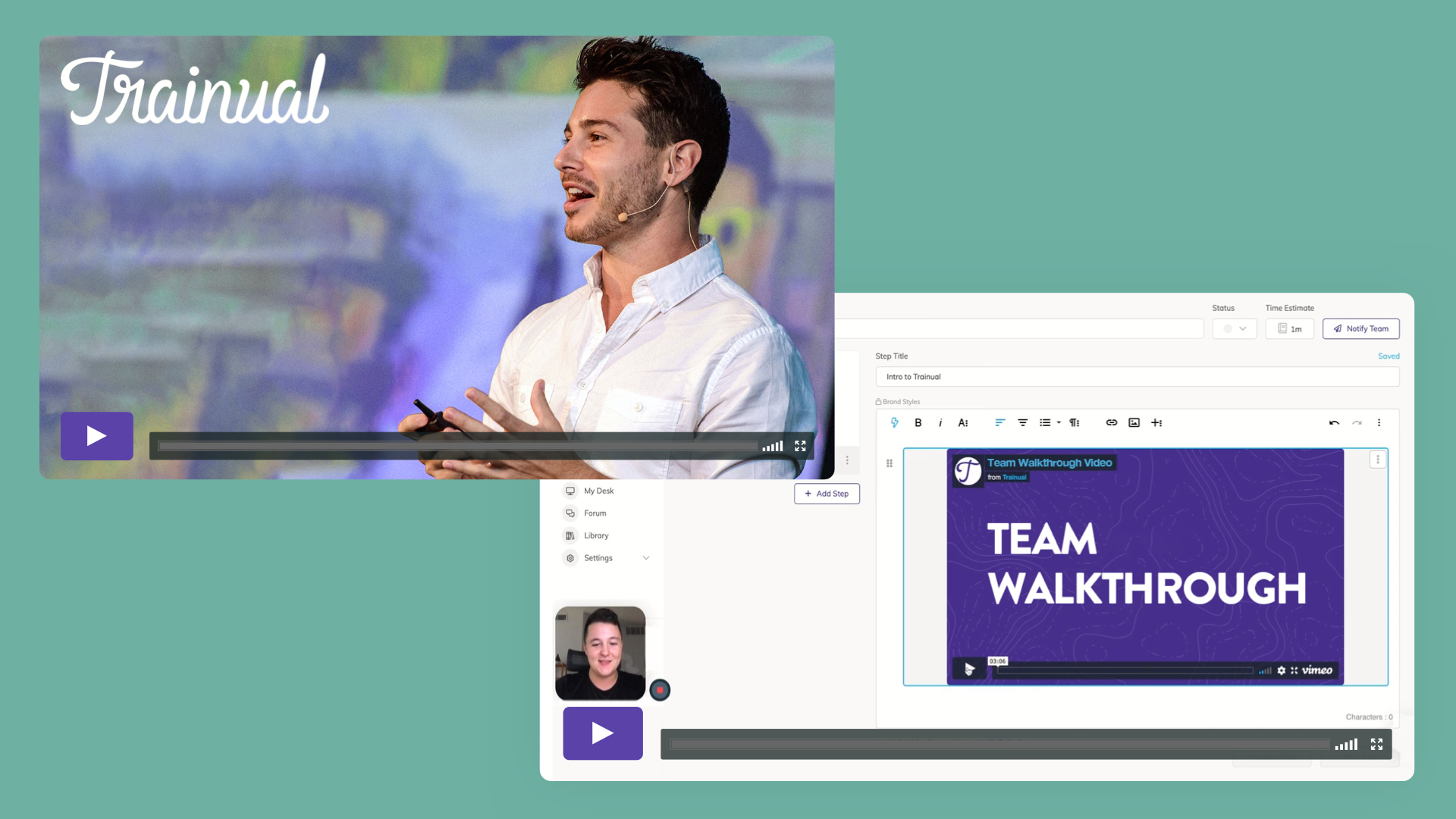 Trainual CMO Jonathan Ronzio shares his tips for conquering remote comms using Vimeo Record. Trainual CMO Jonathan Ronzio shares his tips for conquering remote comms using Vimeo Record.