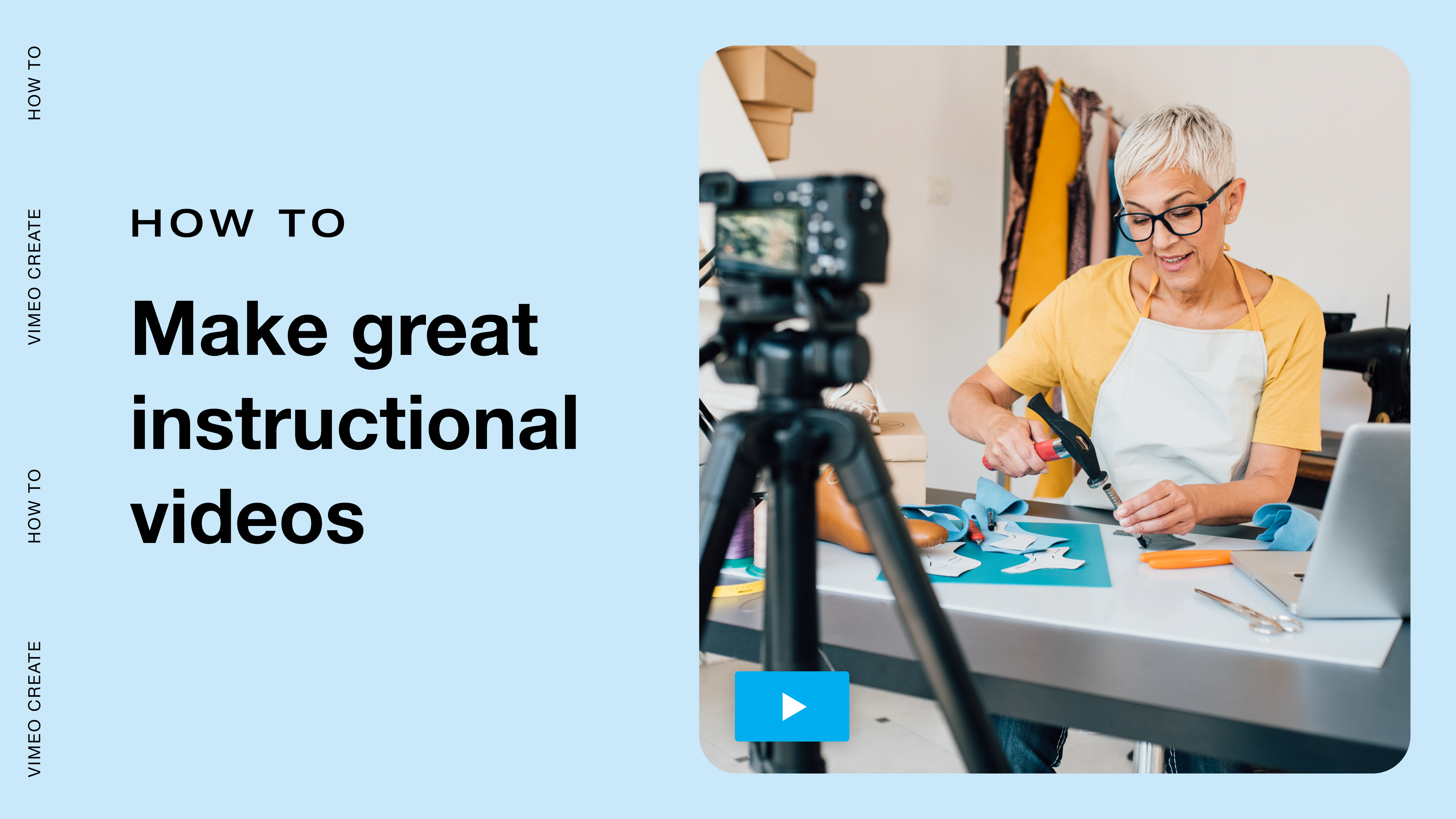 Making instructional videos doesn’t have to be a drag. Here’s how to make them fast, so you can share knowledge and get back to work. Making instructional videos doesn’t have to be a drag. Here’s how to make them fast, so you can share knowledge and get back to work.