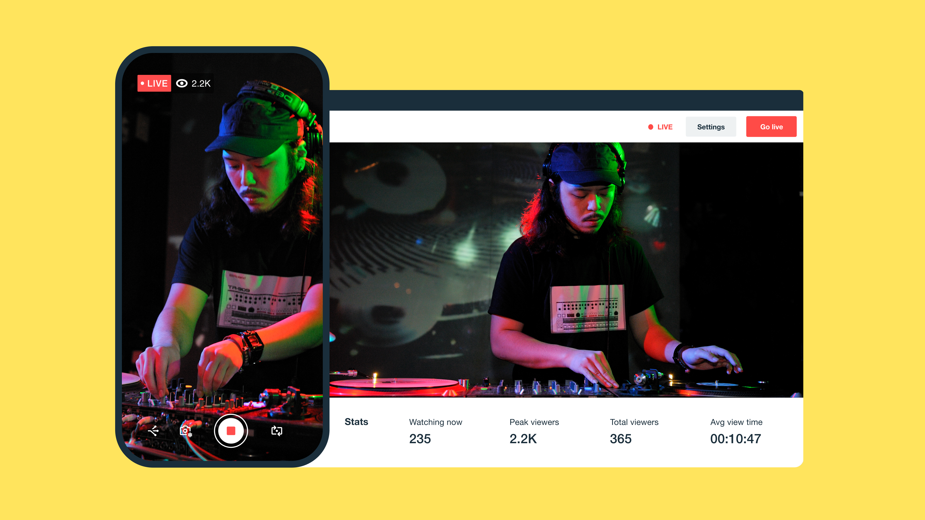 Live stream of DJ Live stream of DJ