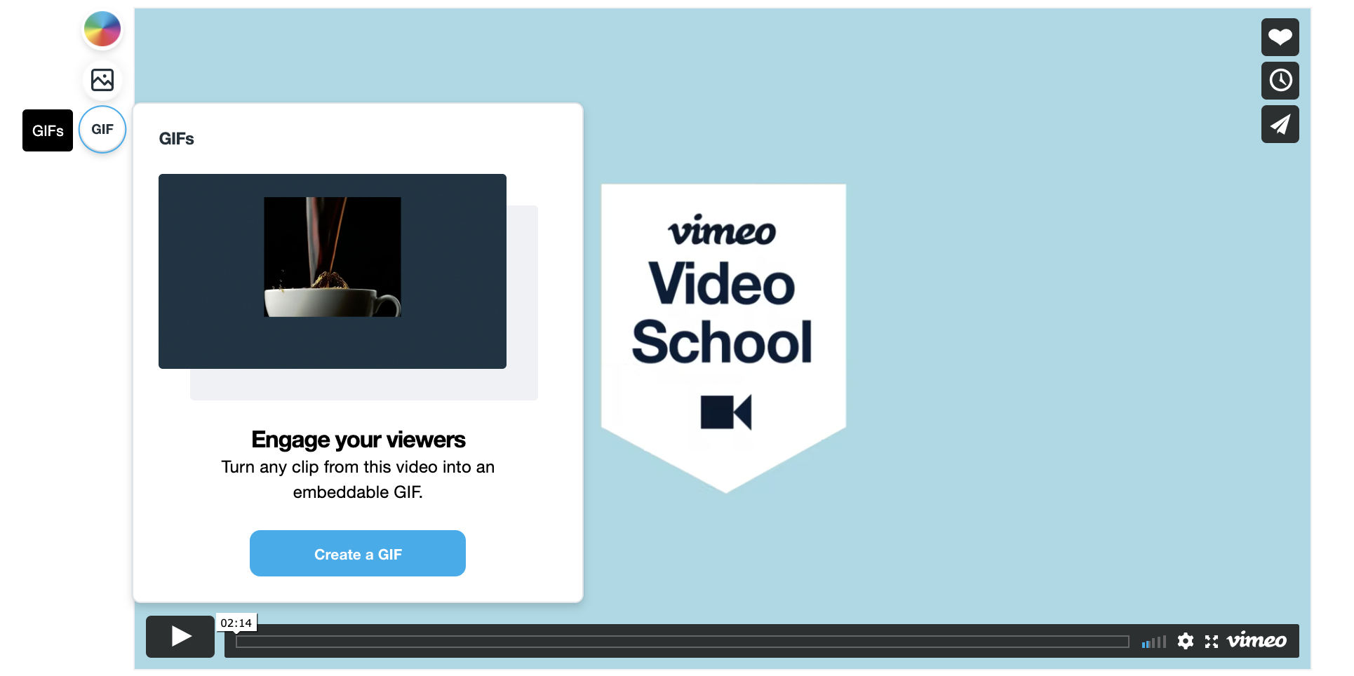Image of a video someone may want to convert into a GIF Image of a video someone may want to convert into a GIF