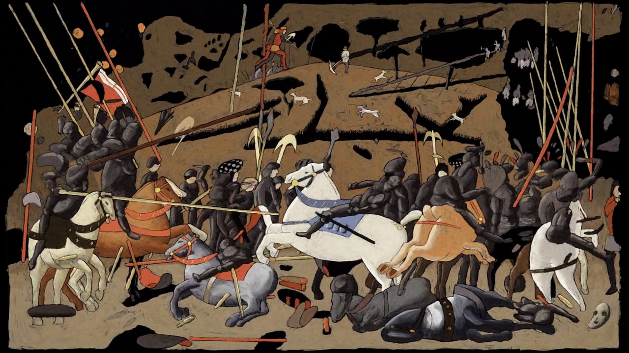 Staff Pick Premiere: “The Battle of San Romano” by Georges Schwizgebel Animation legend Georges Schwizgebel brings a famous 15th century painting to life using a vibrant paint-on-glass technique.