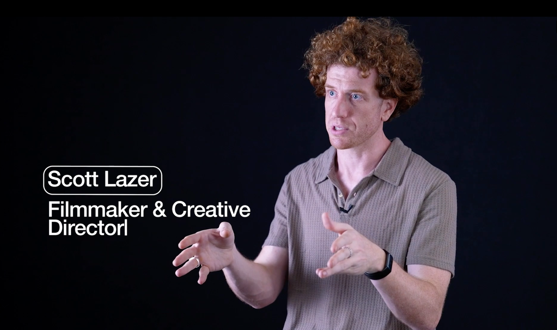 How filmmaker Scott Lazer took control of his creative career "In order to do more of the type of work that I want to do, I have to make it," says filmmaker and creative director Scott Lazer.