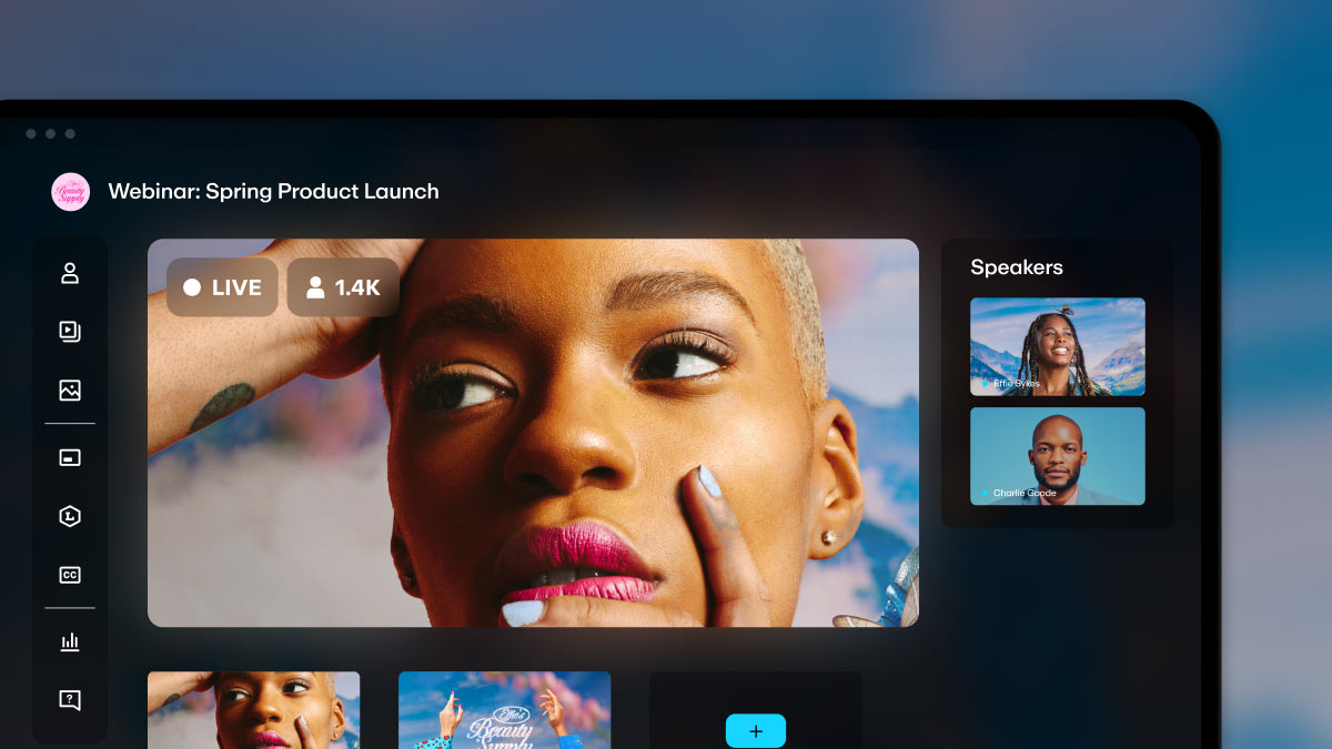 Vimeo UI for the browser-based video production tool Vimeo UI for the browser-based video production tool