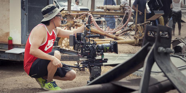 Director Joseph Kahn behind the camera
